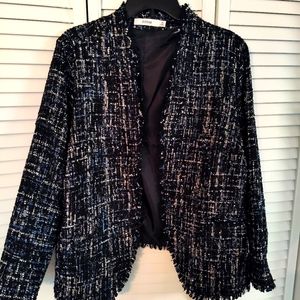 Women's Tweed Blazer 1X